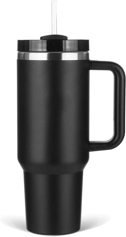 1200ml Stainless Steel Tumbler with 2 Straws